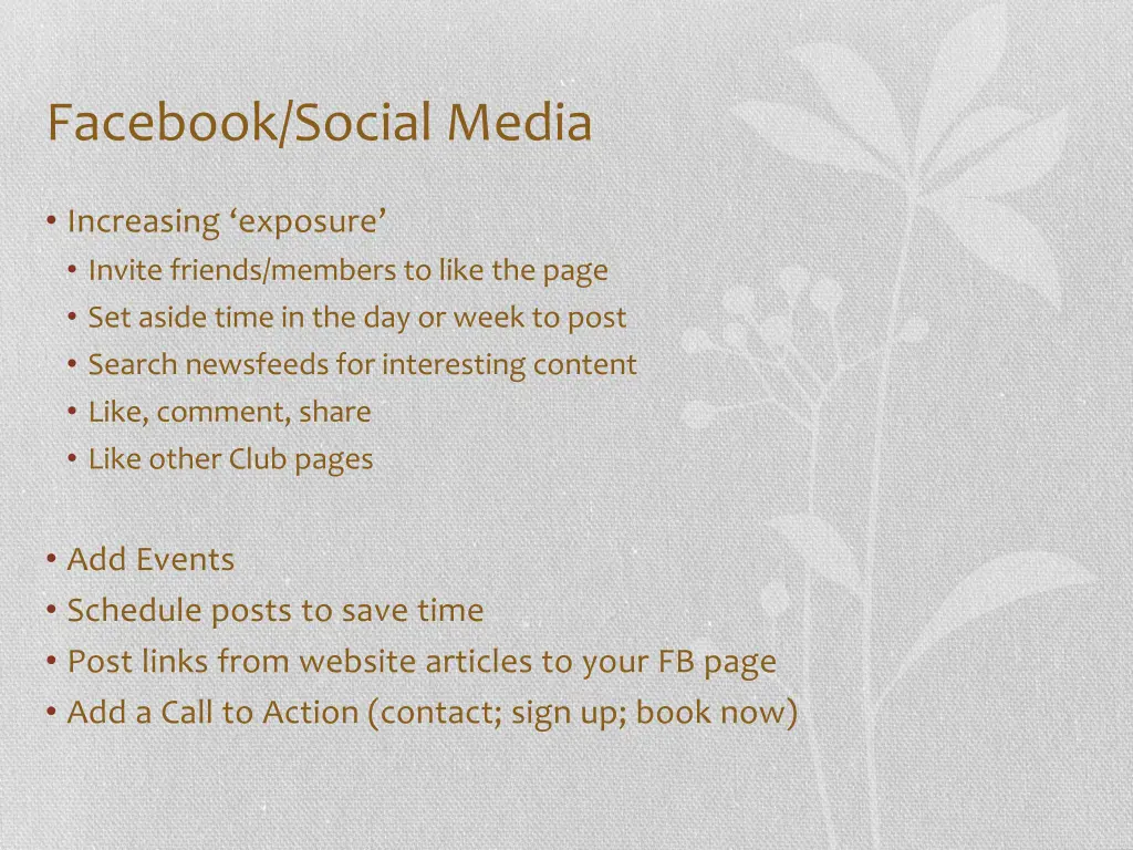 facebook social media