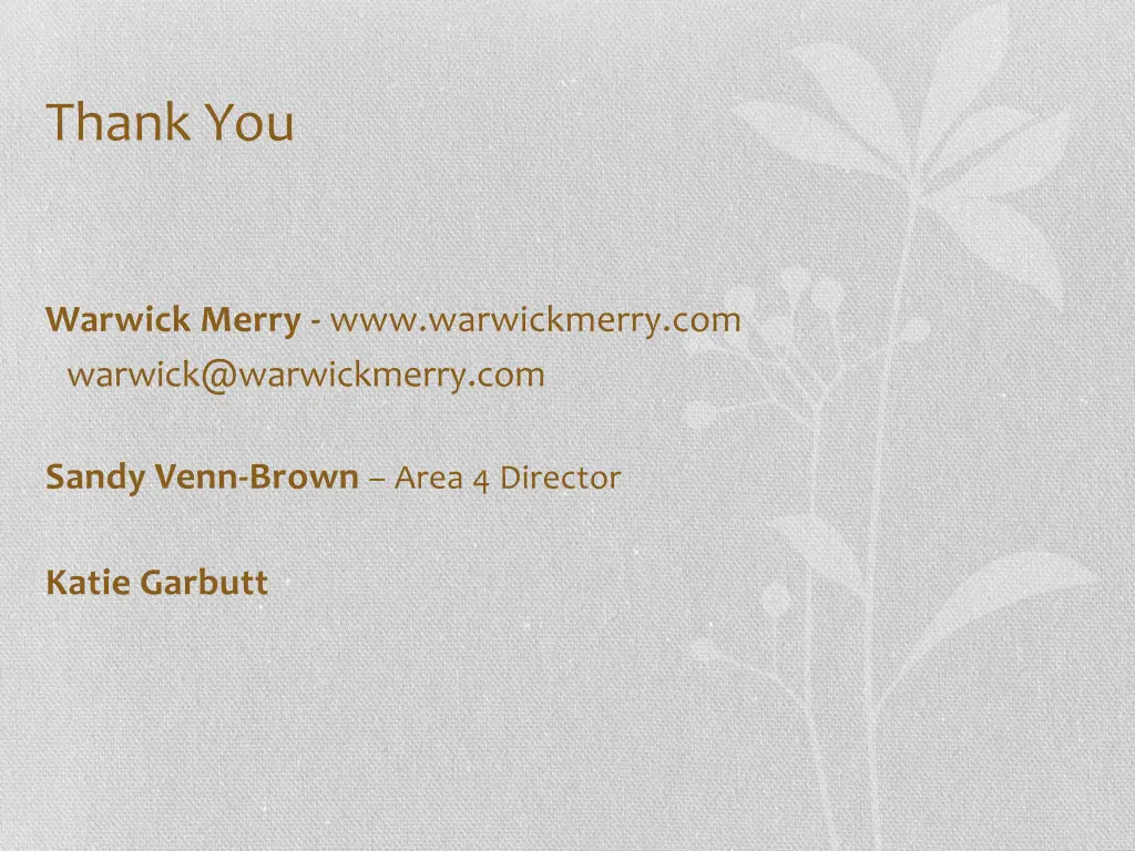 thank you