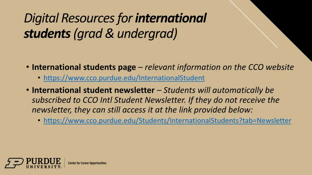 digital resources for international students grad