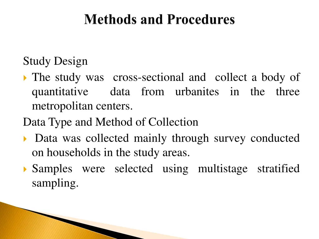 study design the study was cross sectional