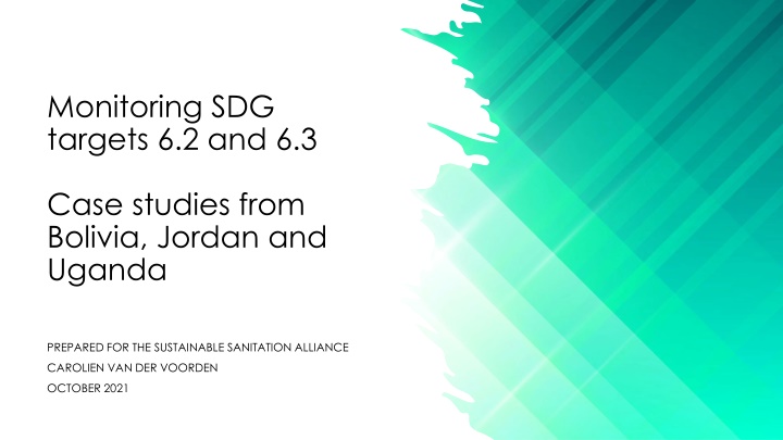 monitoring sdg targets 6 2 and 6 3