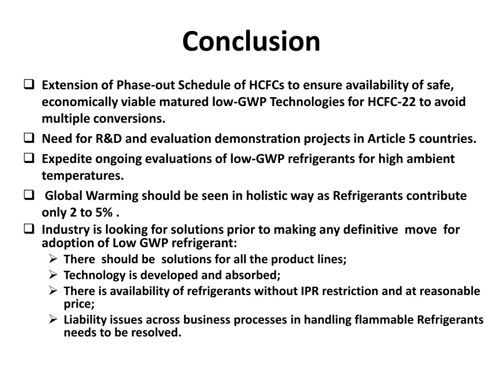 conclusion