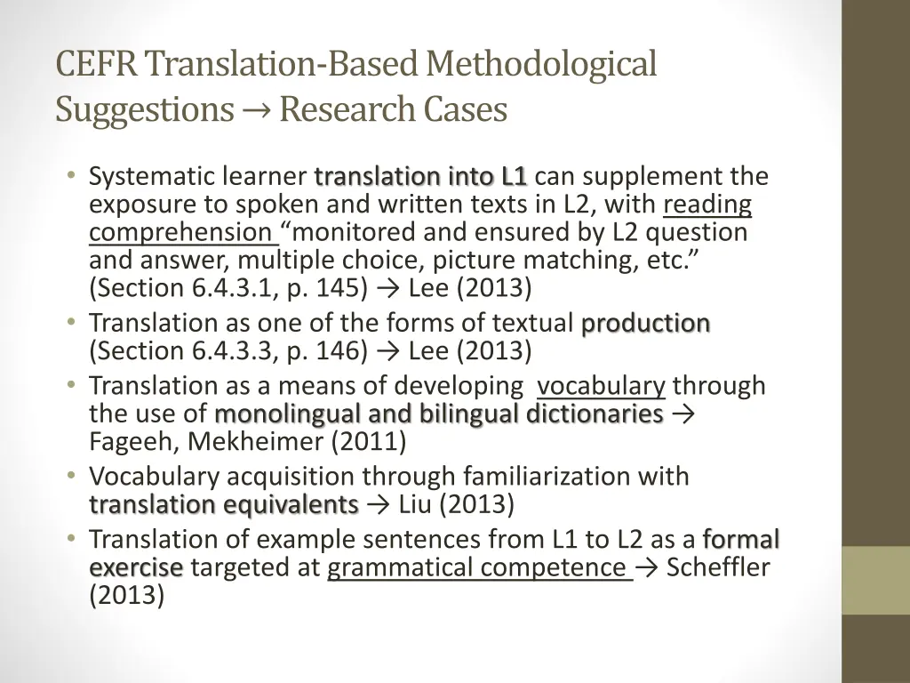 cefr translation based methodological suggestions
