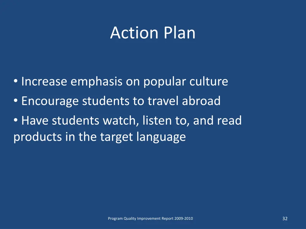 action plan 1