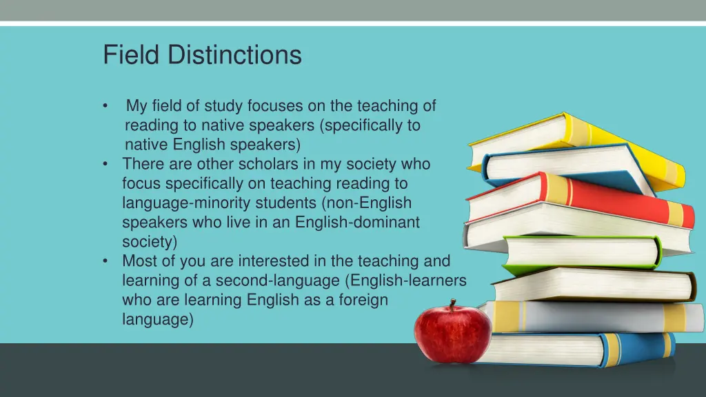 field distinctions