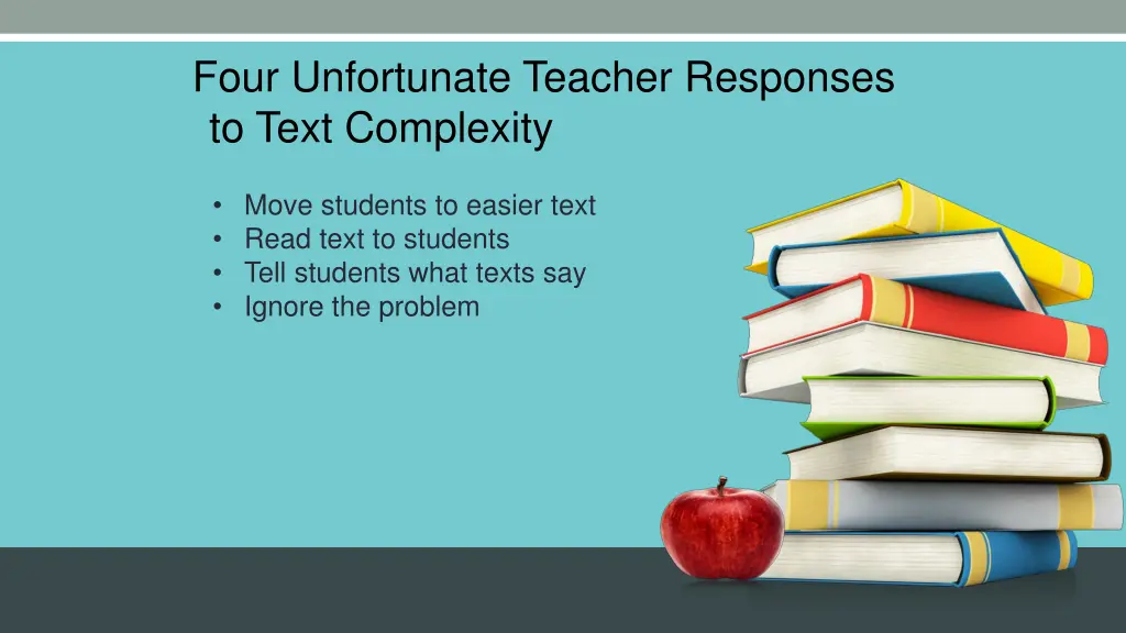 four unfortunate teacher responses to text