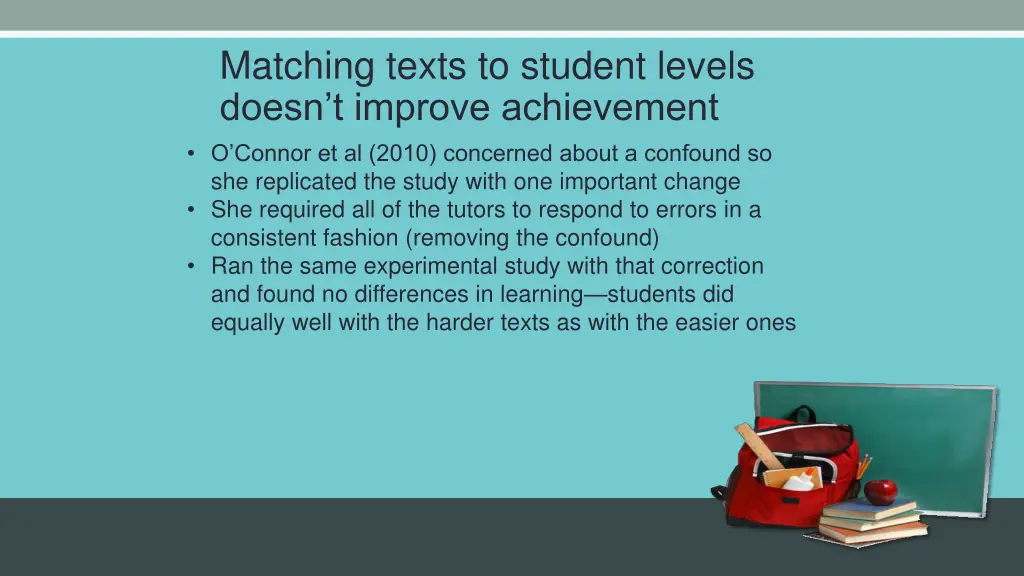 matching texts to student levels doesn t improve 7