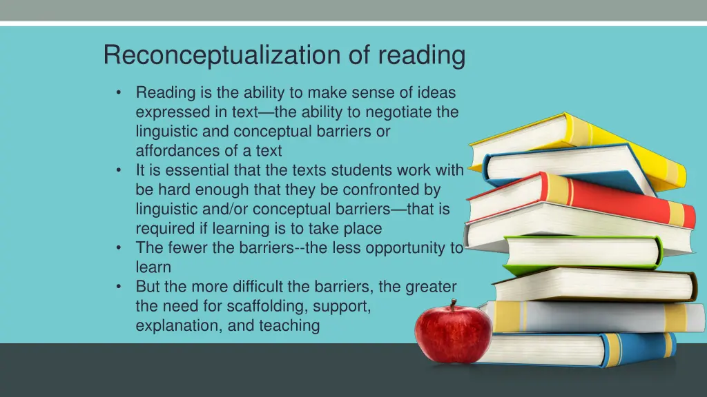 reconceptualization of reading