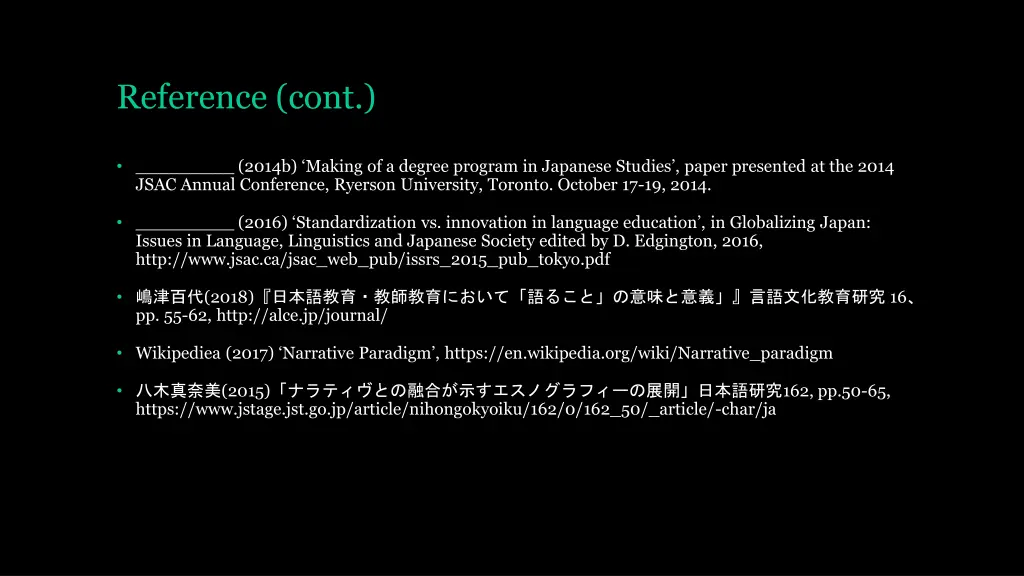 reference cont