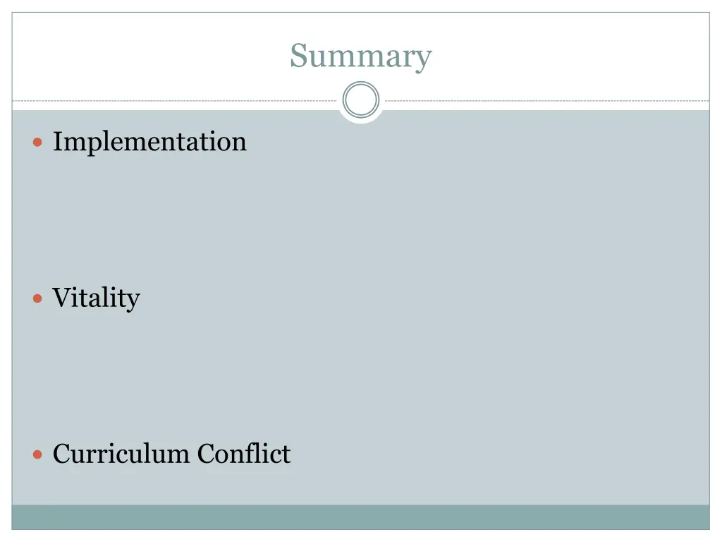 summary