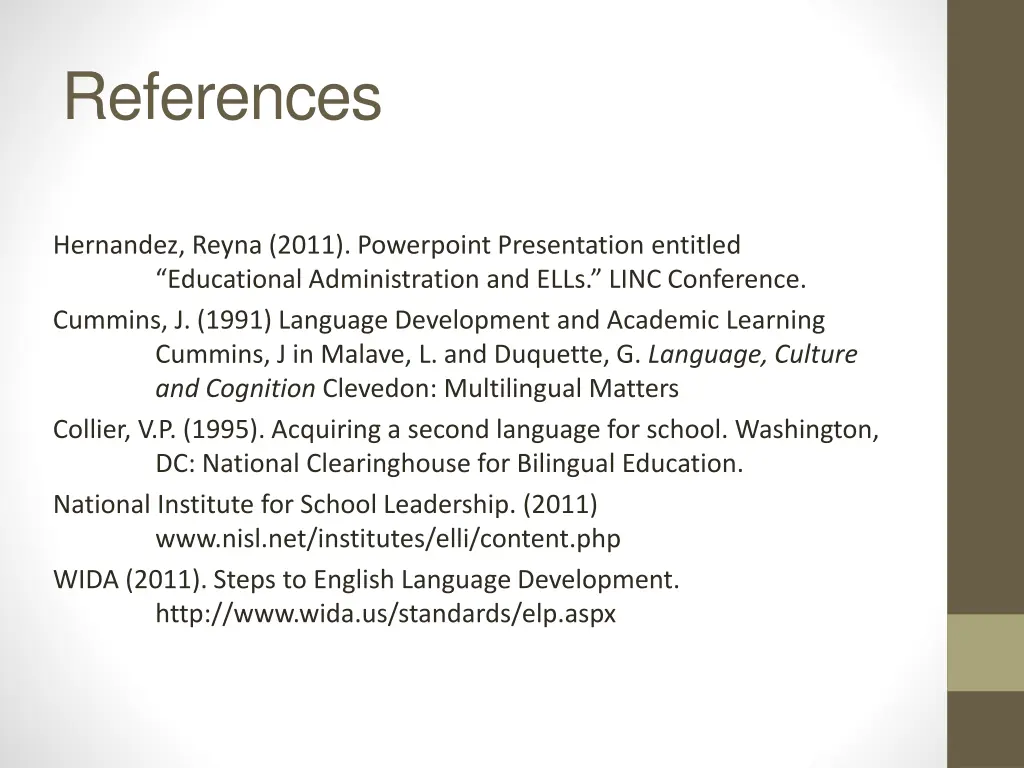 references