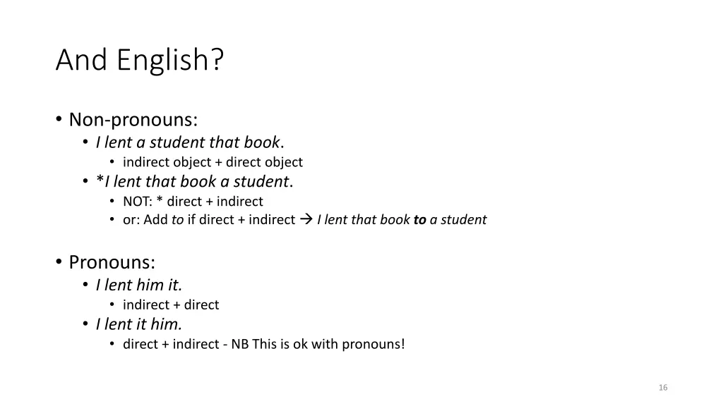 and english
