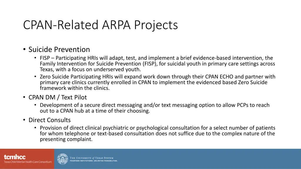 cpan related arpa projects