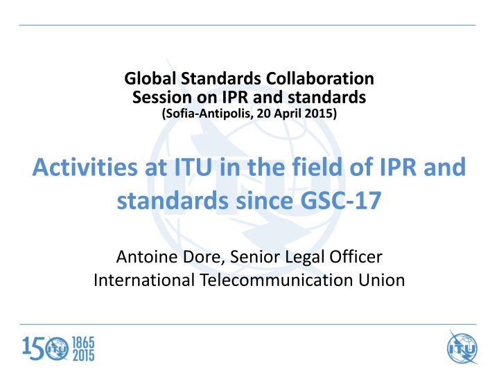 global standards collaboration session