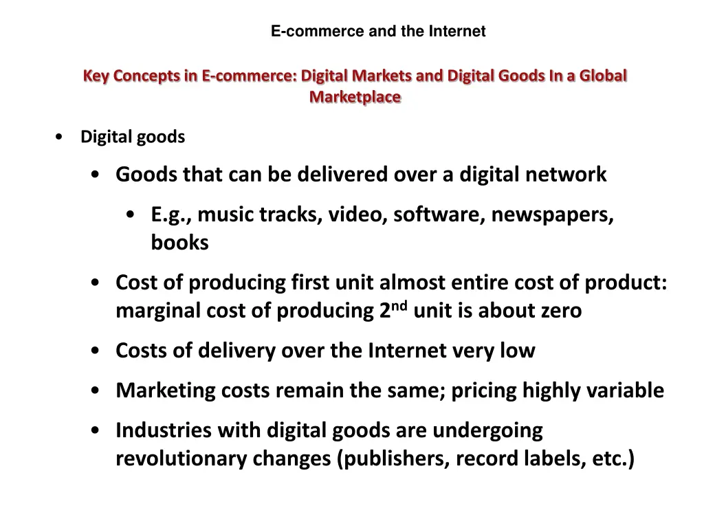 e commerce and the internet 11