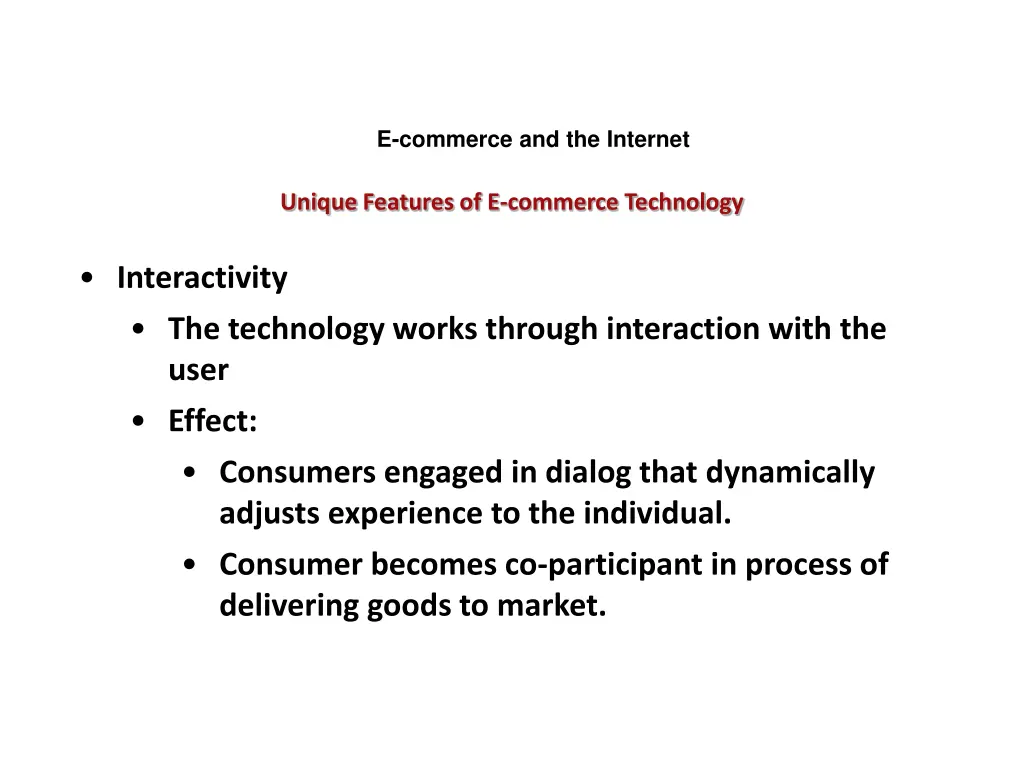 e commerce and the internet 6