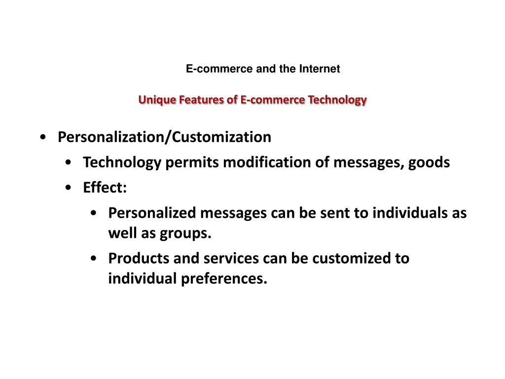 e commerce and the internet 8