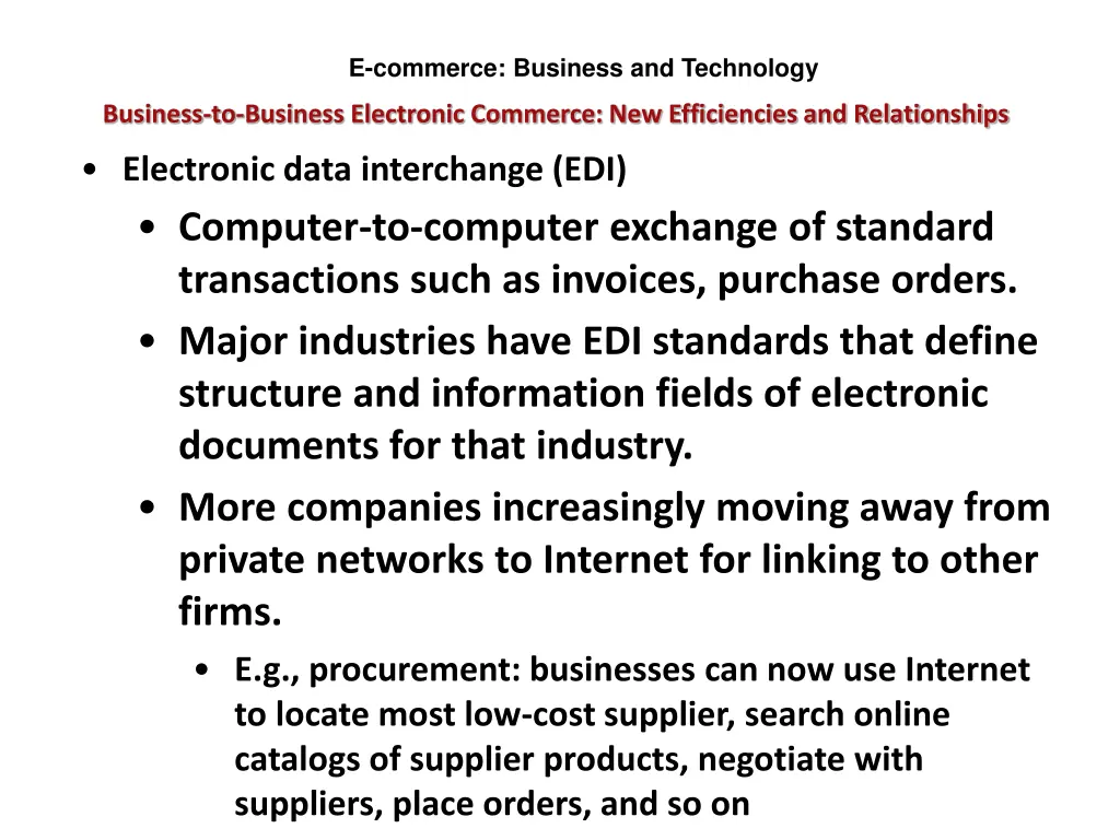 e commerce business and technology 7