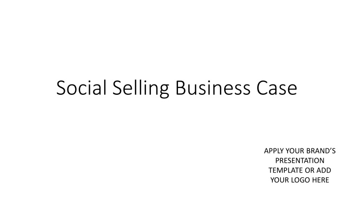 social selling business case