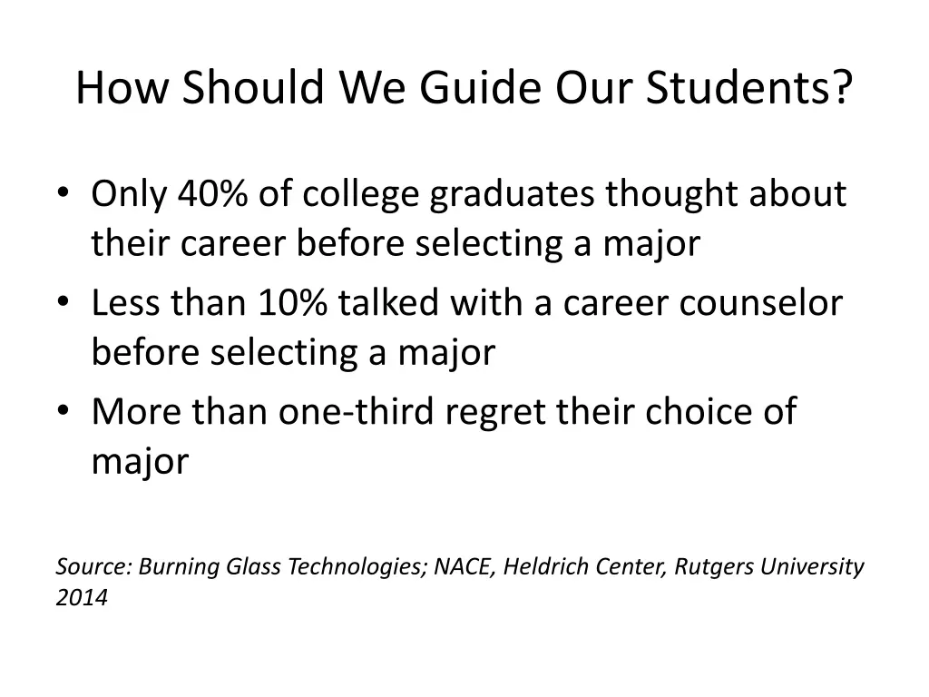 how should we guide our students