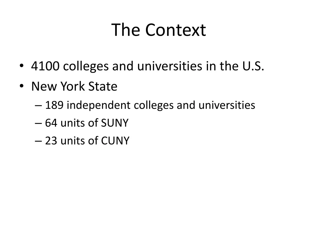 the context