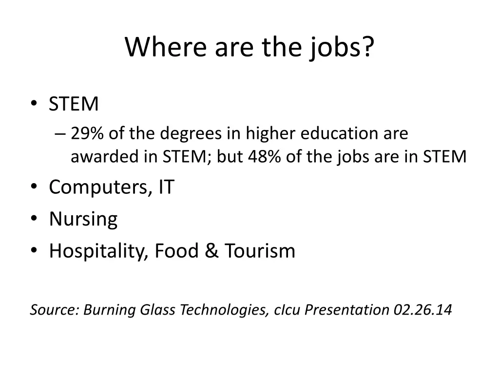 where are the jobs