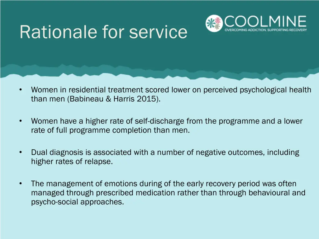 rationale for service