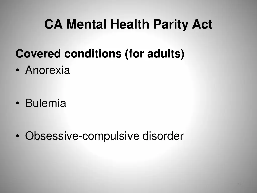 ca mental health parity act 4