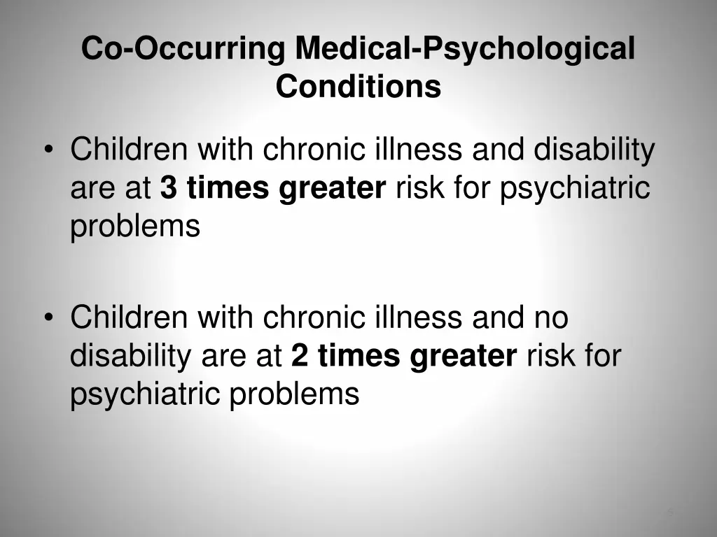 co occurring medical psychological conditions