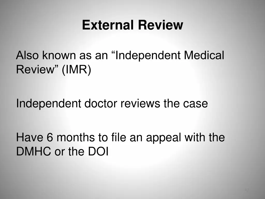 external review