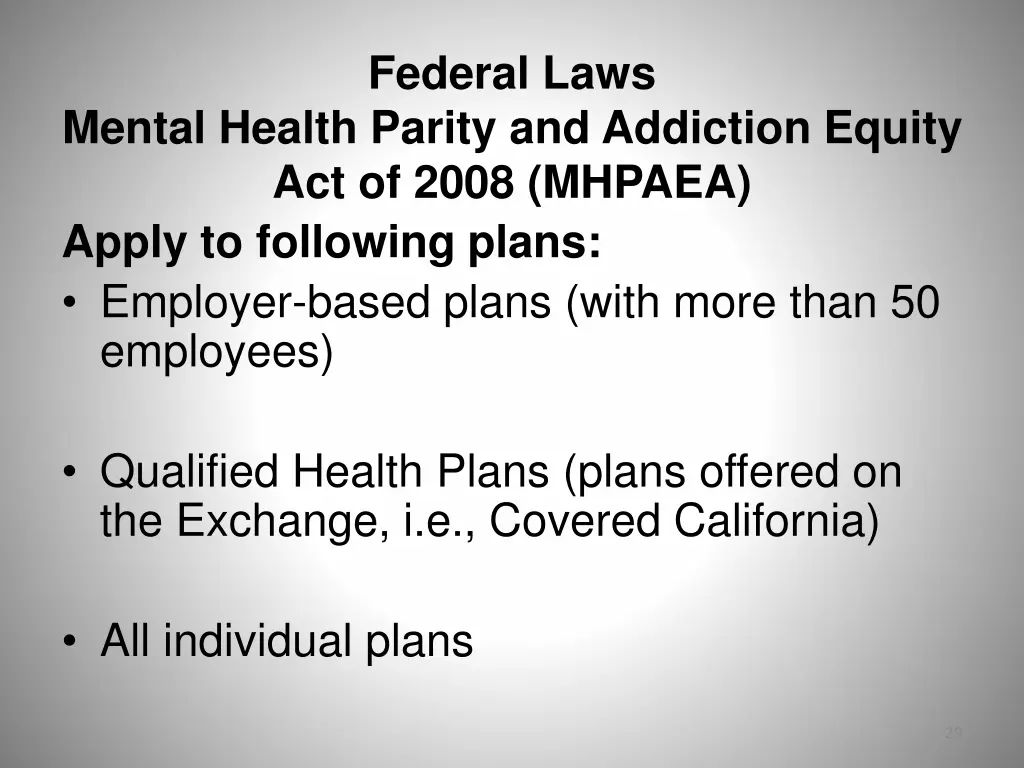 federal laws