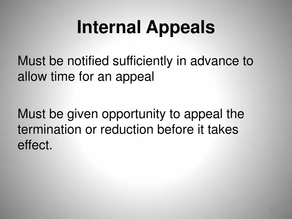 internal appeals 1