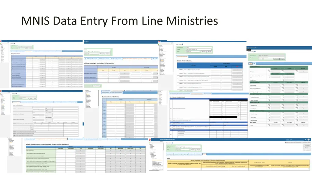 mnis data entry from line ministries