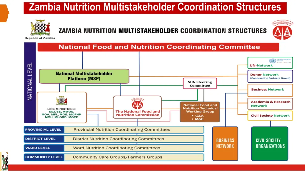 zambia nutrition multistakeholder coordination