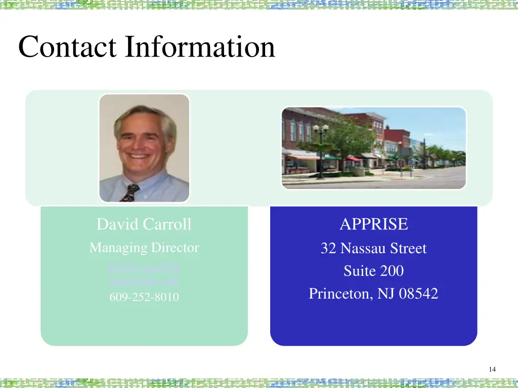 contact information