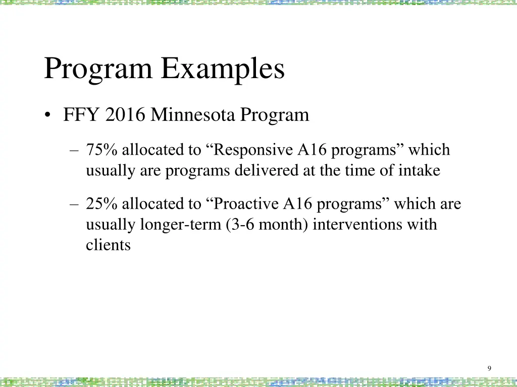 program examples