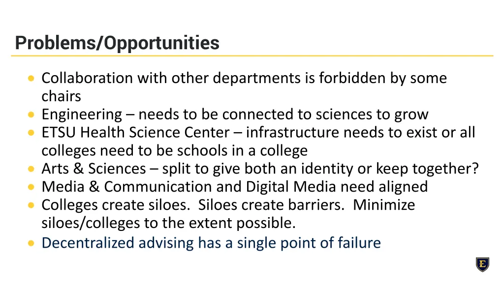 problems opportunities 1