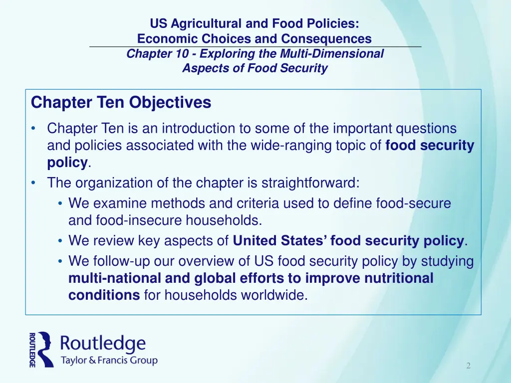 us agricultural and food policies economic 1