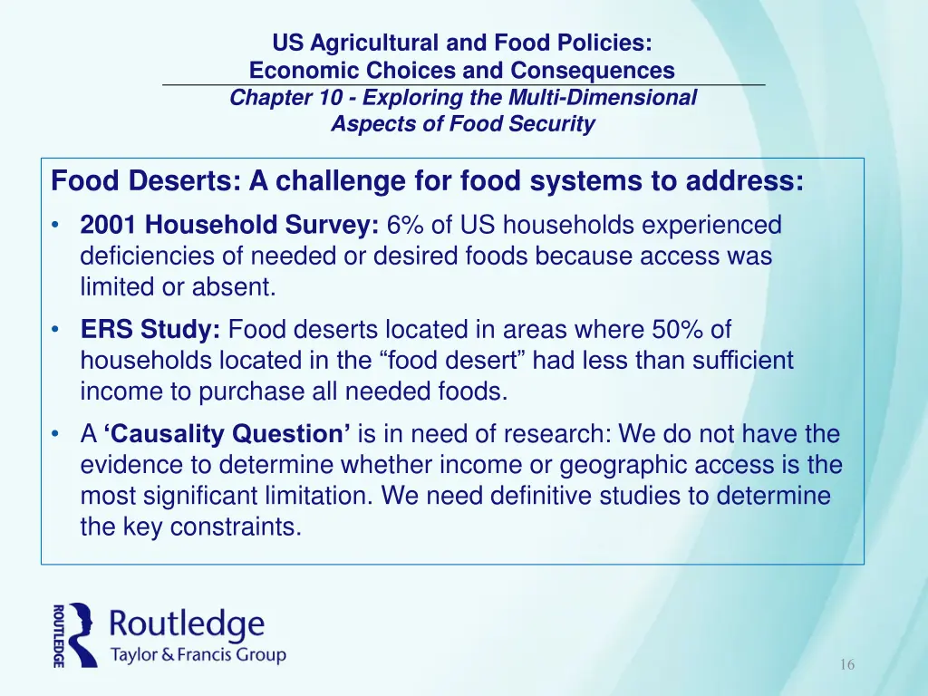 us agricultural and food policies economic 15
