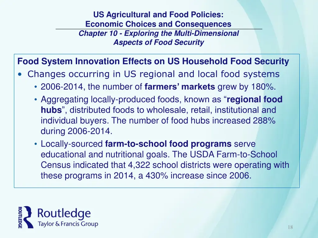 us agricultural and food policies economic 17