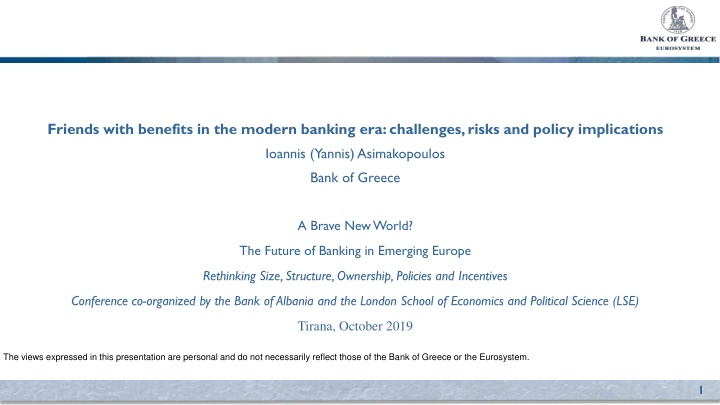 friends with benefits in the modern banking