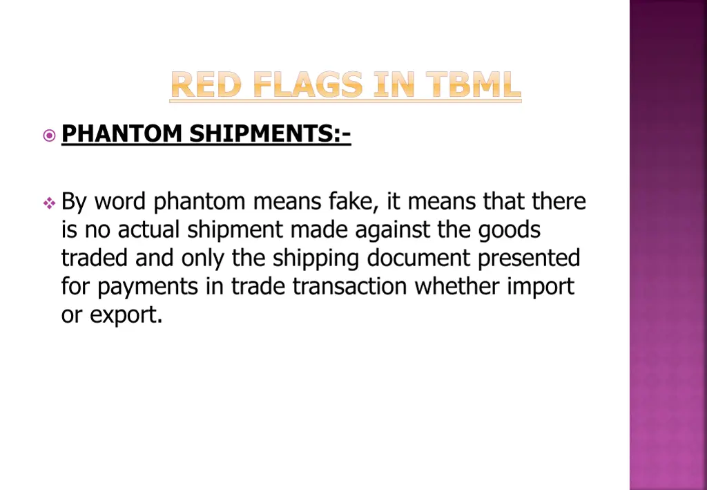 red flags in tbml 6