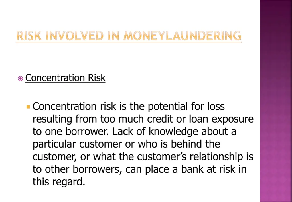 risk involved in moneylaundering 2