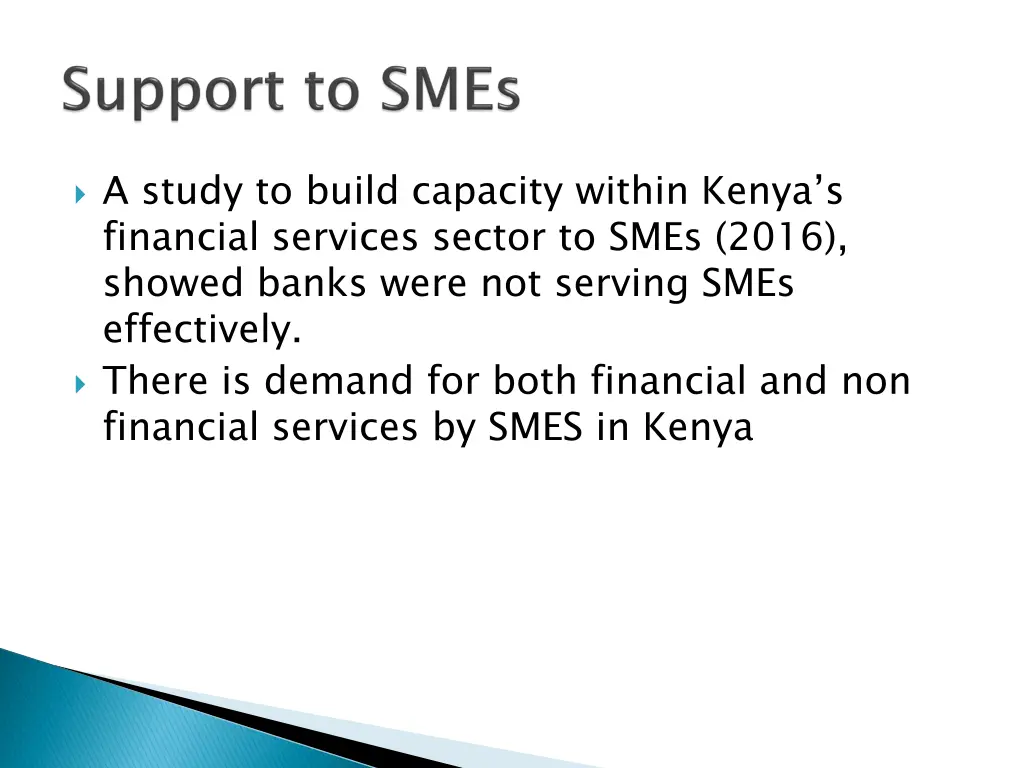 a study to build capacity within kenya