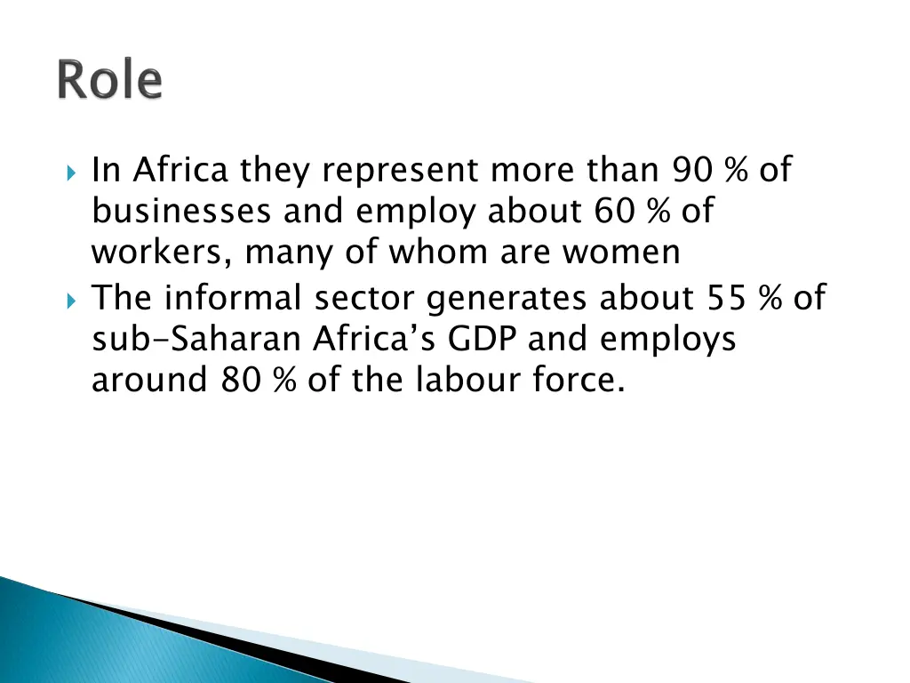 in africa they represent more than