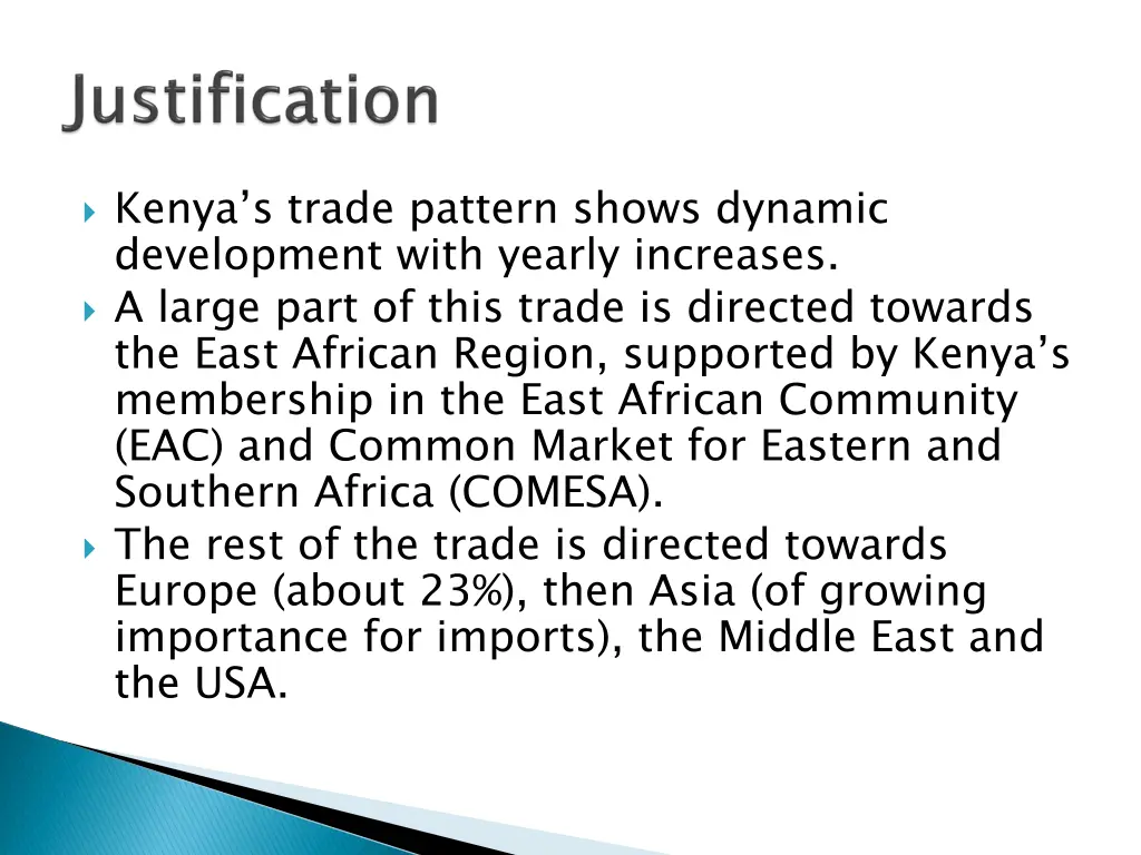 kenya s trade pattern shows dynamic development