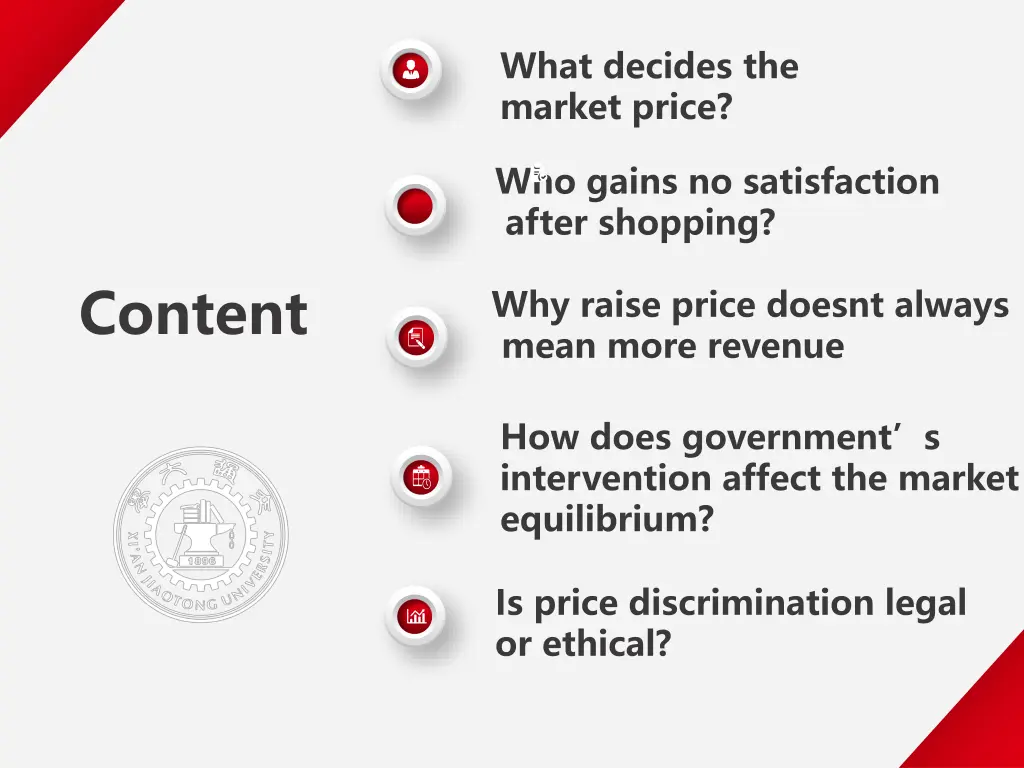 what decides the market price