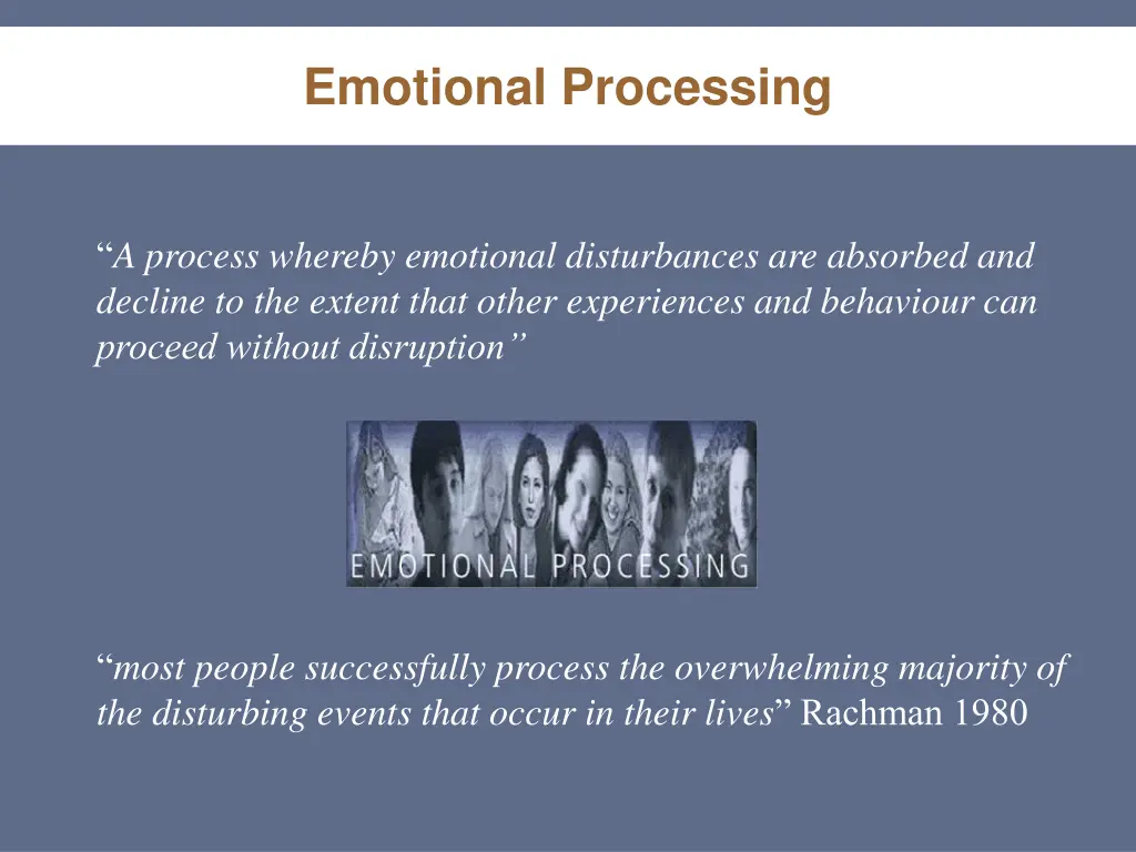 emotional processing