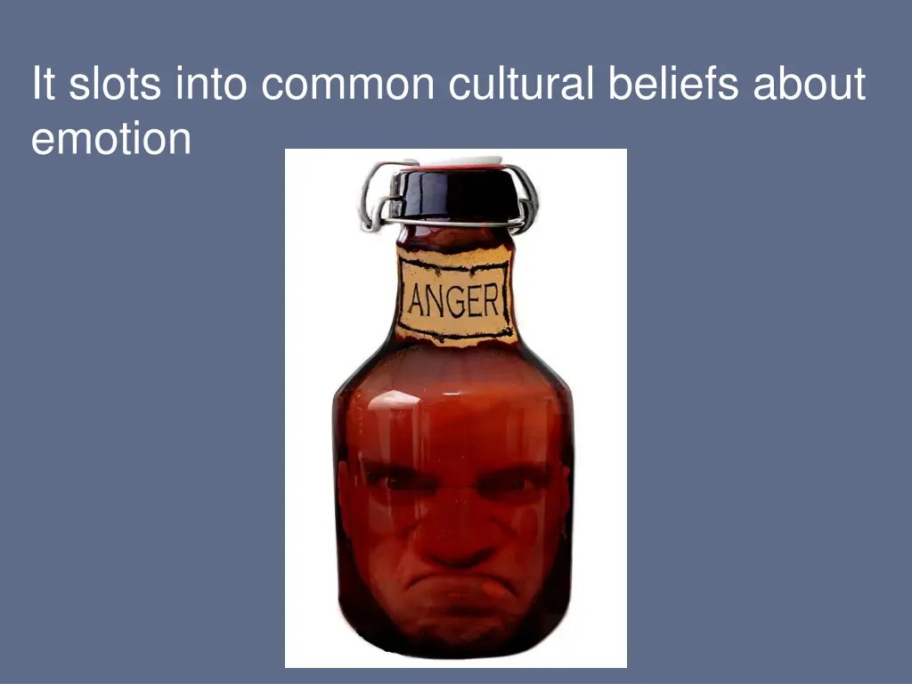 it slots into common cultural beliefs about
