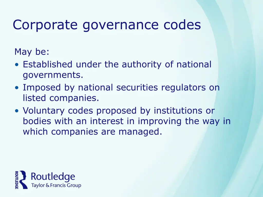 corporate governance codes
